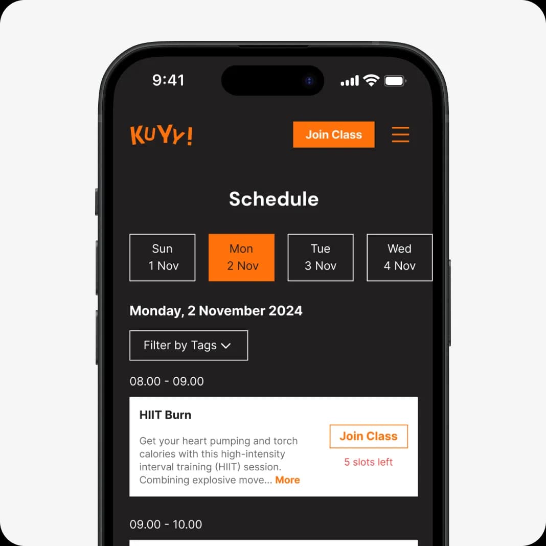 Jadwal aktivitas yang update dan terhubung
